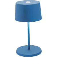 Zdjęcie Niebieska lampa bezprzewodowa Olivia Mini 22 cm
