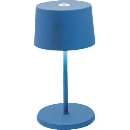 Zdjęcie Niebieska lampa bezprzewodowa Olivia Mini 22 cm