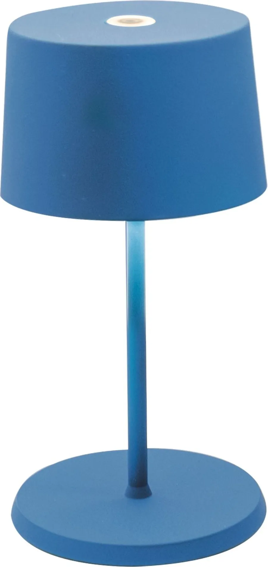 obrazek 1 Niebieska lampa bezprzewodowa Olivia Mini 22 cm