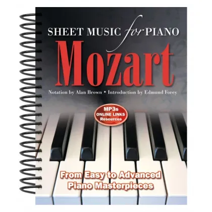 Picture Wolfgang Amadeus Mozart Guide: Sheet Music for Piano - Flame Tree Publishing