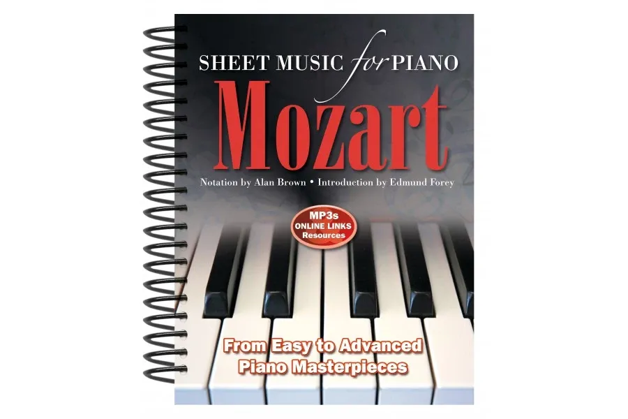 obrazek 1 Poradnik Wolfgang Amadeus Mozart: Nuty na fortepian - Flame Tree Publishing