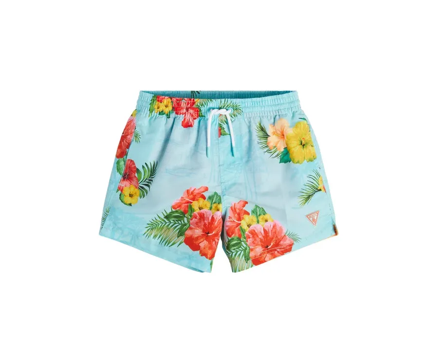 obrazek 1 Guess Szorty kąpielowe L3GZ02 WO07G Niebieski Regular Fit