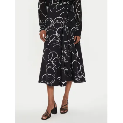 Zdjęcie KARL LAGERFELD Spódnica midi 245W1203 Czarny Regular Fit