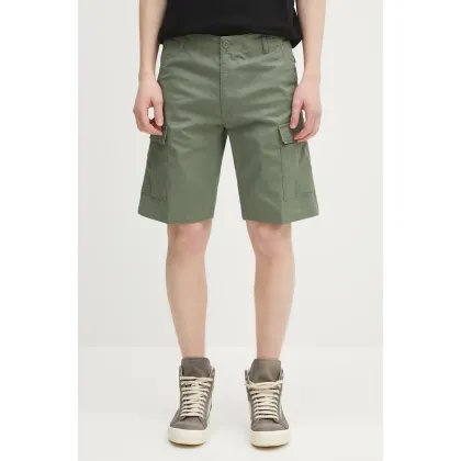 Zdjęcie Carhartt WIP szorty bawełniane Aviation Short męskie kolor zielony I028245.1YF02