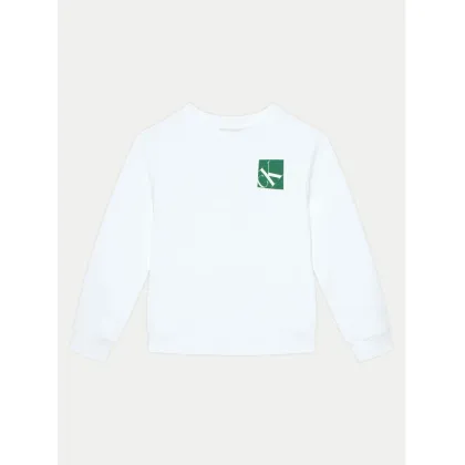 Zdjęcie Calvin Klein Jeans Bluza IB0IB02375 Biały Regular Fit