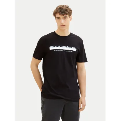 Zdjęcie Tom Tailor Denim T-Shirt 1037653 Czarny Basic Fit