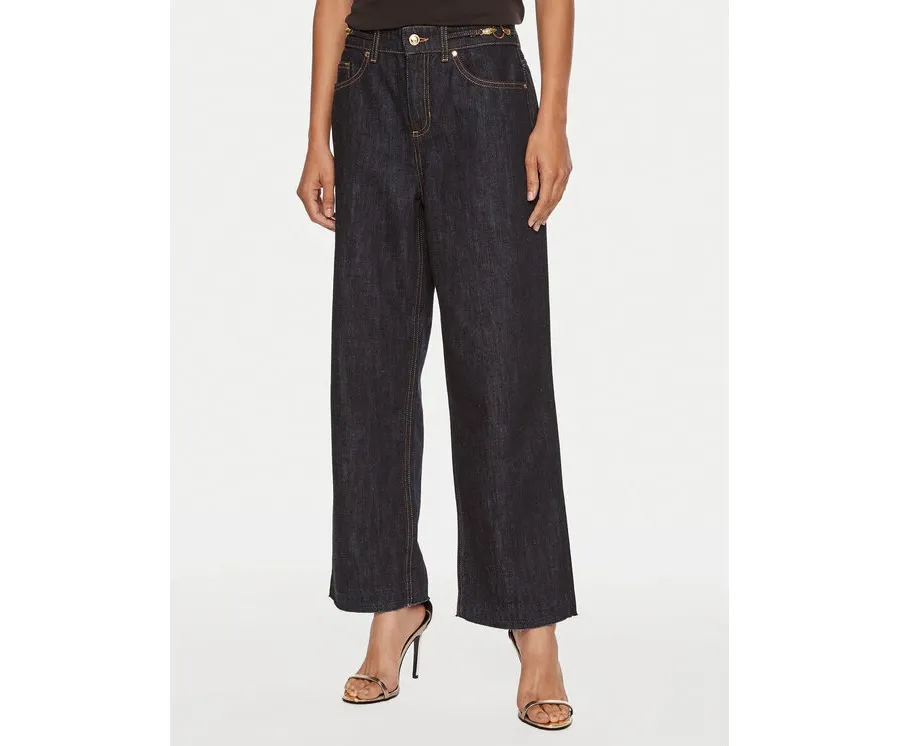 obrazek 1 Just Cavalli Jeansy 77PAB5C4 Granatowy Straight Fit