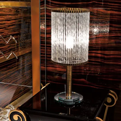 Zdjęcie Ekskluzywna włoska lampa biurkowa LTD16/1 Arte Veneziana