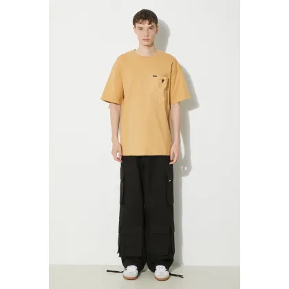 Zdjęcie Columbia t-shirt bawełniany Landroamer męski kolor pomarańczowy gładki 2076021