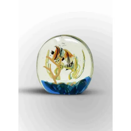 Zdjęcie Eleganckie zwierzęta akwariowe ze szkła kryształowego Murano