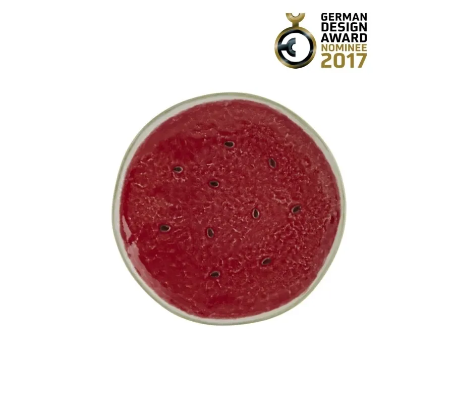 obrazek 1 Arbuzowy talerz ceramiczny - Bordallo Pinheiro