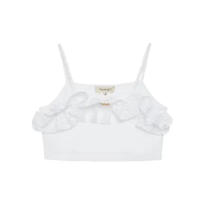 Zdjęcie TWINSET Top 251GJ2QR5 Biały Slim Fit