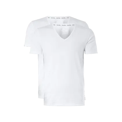 Zdjęcie T-shirt z dekoltem w serek - zestaw 2 szt.