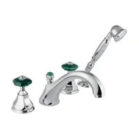 Picture 4-hole bathtub group with ceramic head - Officina Nicolazzi