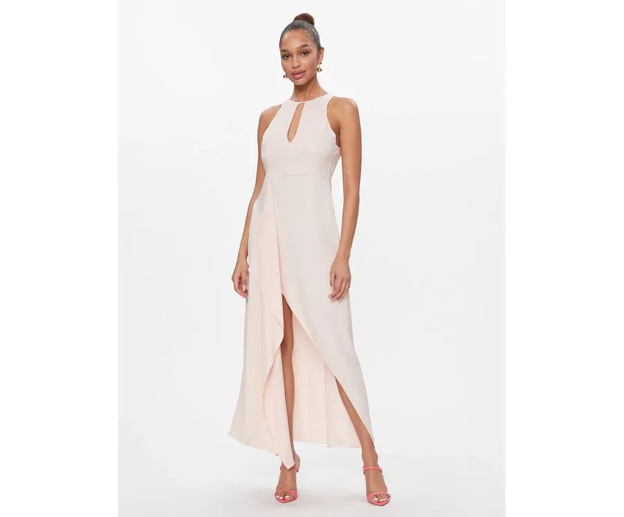 obrazek 1 TWINSET Sukienka koktajlowa 241TP2101 Różowy Regular Fit