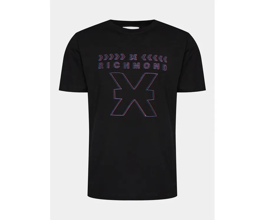 obrazek 1 Richmond X T-Shirt Ikiom UMP24141TS Czarny Regular Fit