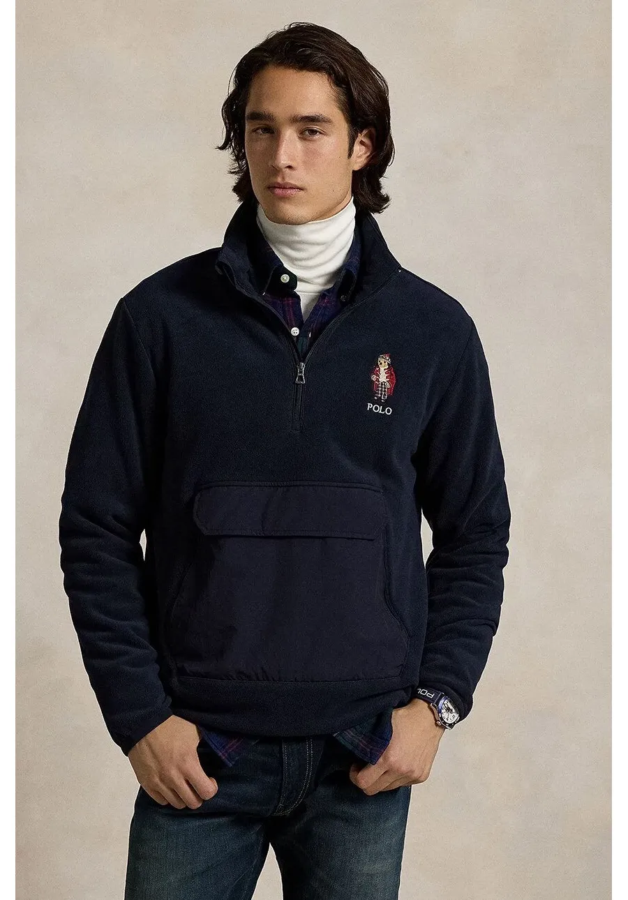 obrazek 1 Polo Ralph Lauren bluza męska kolor granatowy gładka 710951649
