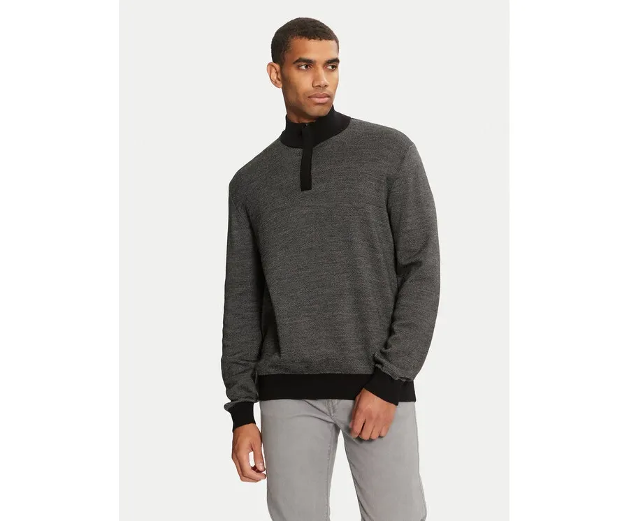 obrazek 1 Pierre Cardin Sweter C5 51052/000/5069 Czarny Regular Fit