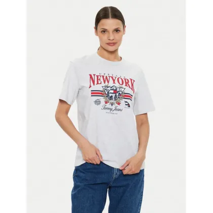 Zdjęcie Tommy Jeans T-Shirt Vintage DW0DW18410 Szary Relaxed Fit