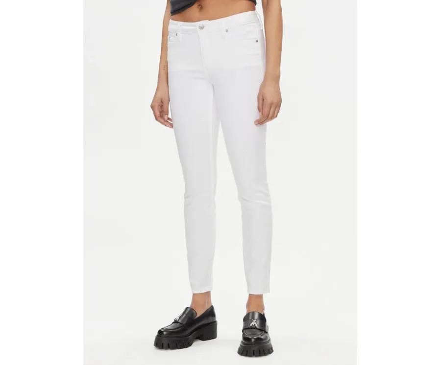 obrazek 1 Calvin Klein Jeans Jeansy J20J222778 Biały Skinny Fit