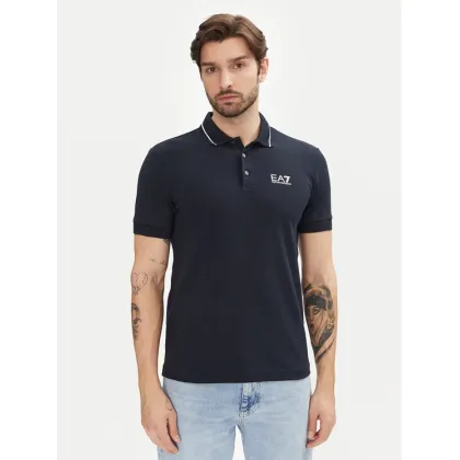 Zdjęcie EA7 Emporio Armani Polo 8NPF16 PJVUZ 1562 Granatowy Slim Fit