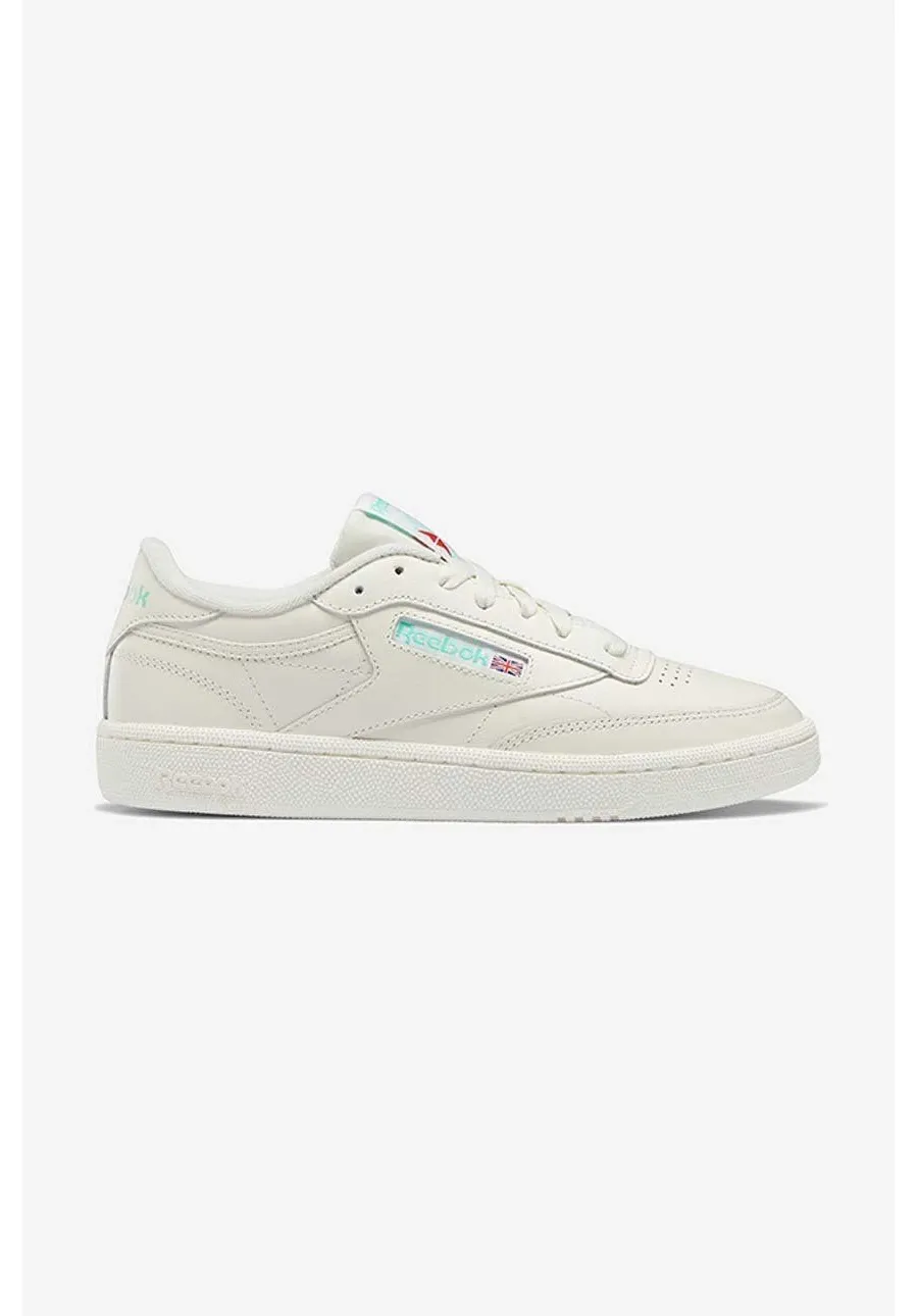obrazek 1 Reebok Classic sneakersy skórzane Club C 85 HQ0947 kolor beżowy HQ0947-KREMOWY