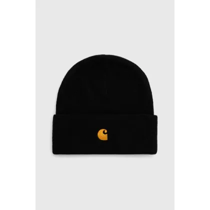 Zdjęcie Carhartt WIP czapka Chase Beanie kolor czarny I026222.00FXX