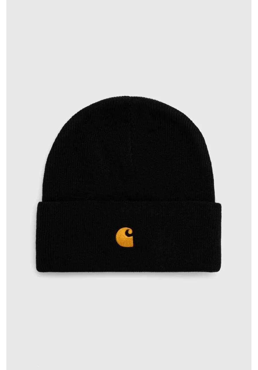 obrazek 1 Carhartt WIP czapka Chase Beanie kolor czarny I026222.00FXX