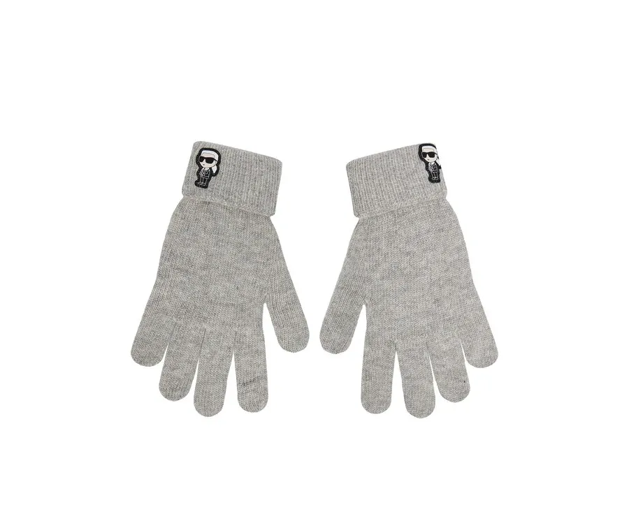 obrazek 1 KARL LAGERFELD Rękawiczki Damskie 236W3608 Szary