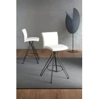 Zdjęcie Minimalistyczne, designerskie krzesło barowe