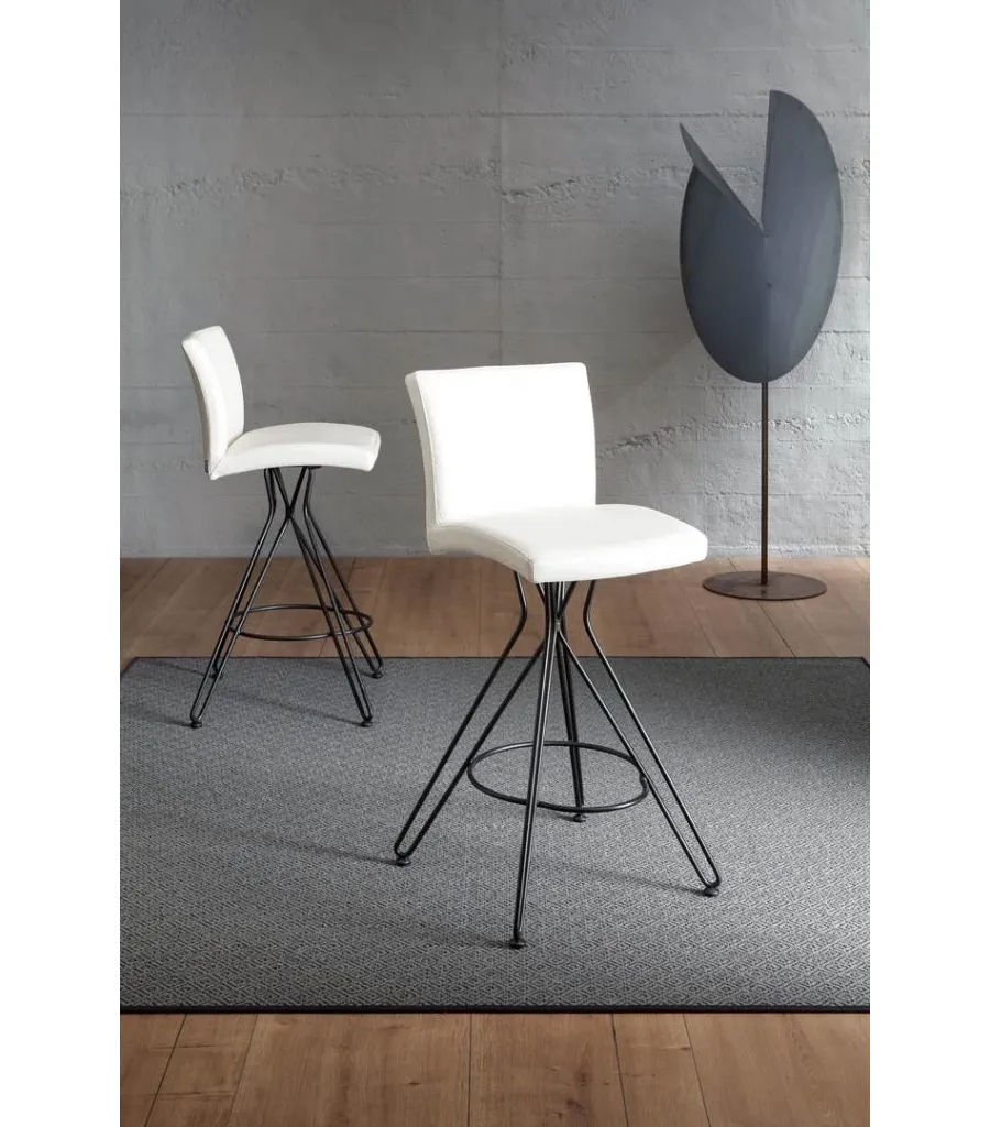 obrazek 1 Minimalistyczne, designerskie krzesło barowe