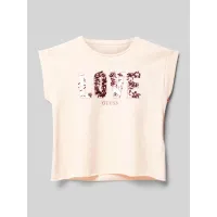 Zdjęcie T-shirt z cekinowym obszyciem