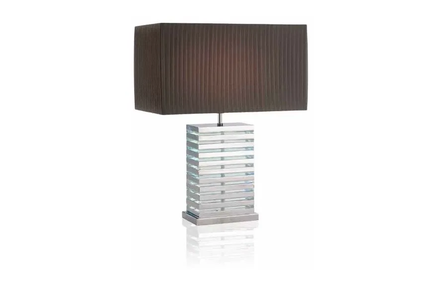 obrazek 1 Cudowna designerska włoska lampa z plisownaym abażurem