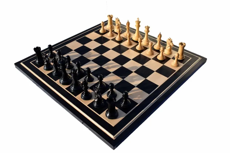 obrazek 3 Nowoczesne figury szachowe z luksusową planszą serii Sultan - The Chess Empire