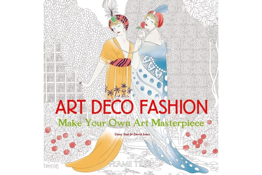 obrazek 1 Kolorowanka artystyczna Moda art Deco - Flame Tree Publishing