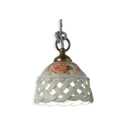 Zdjęcie Piękna włoska mała lampa wisząca Verona w stylu klasycznym