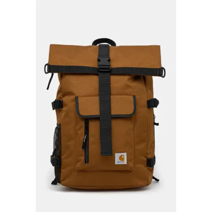 Zdjęcie Carhartt WIP plecak Philis Backpack kolor brązowy duży gładki I031575.HZXX