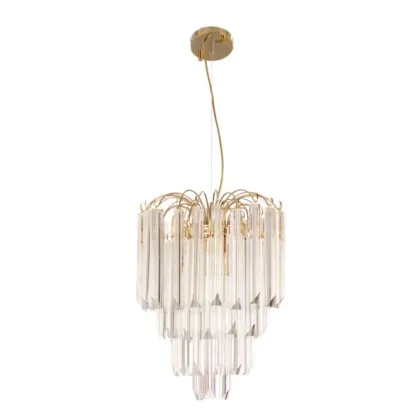 Zdjęcie Lampa wisząca przypominająca wyglądem kwiat lotosu