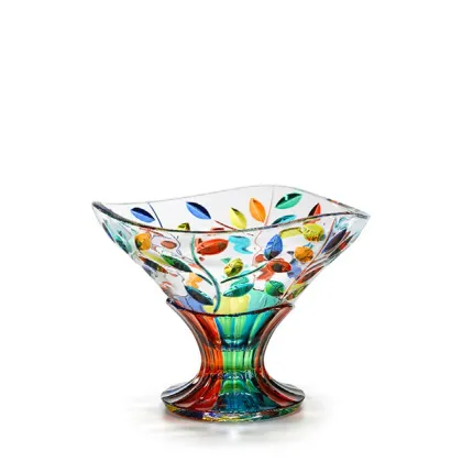 Zdjęcie Oryginalny włoski pucharek ze szkła murano (23 cm)