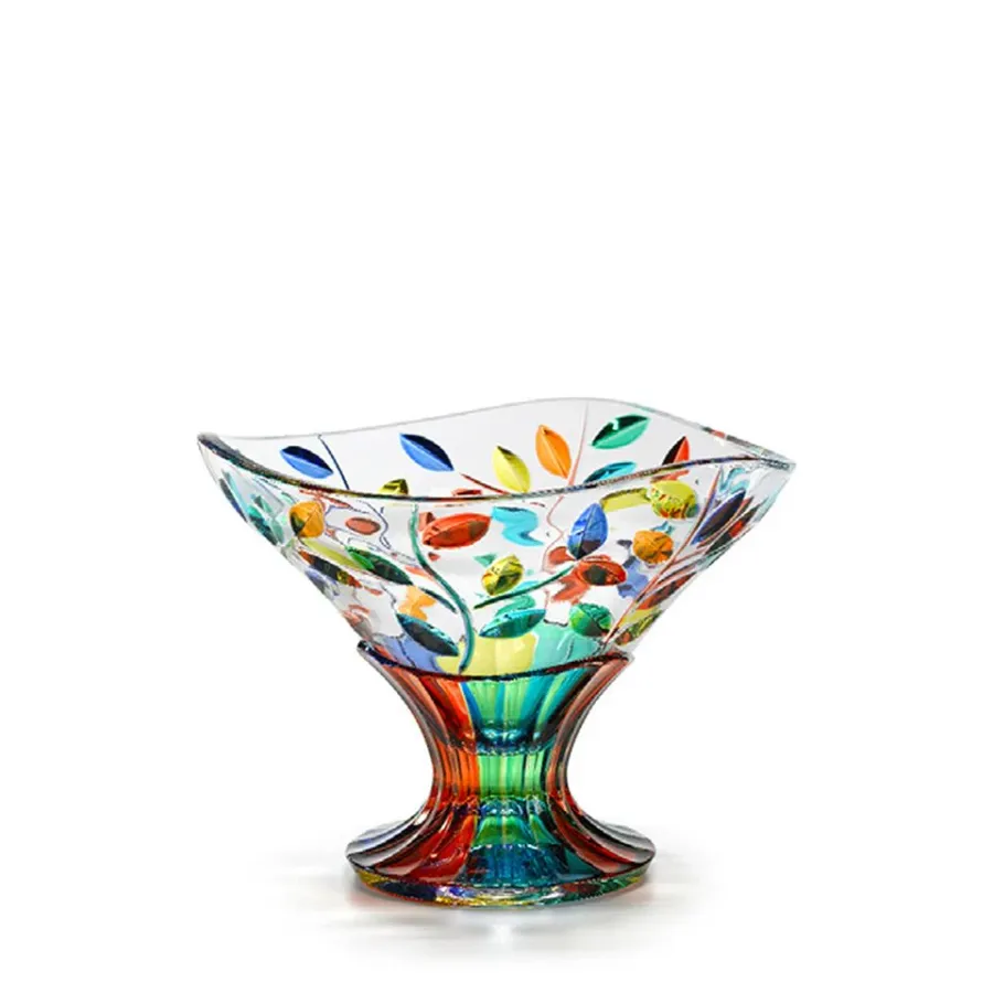 obrazek 1 Oryginalny włoski pucharek ze szkła murano (23 cm)
