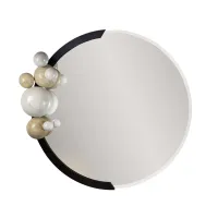 Picture Beautiful round designer mirror