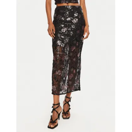 Zdjęcie ROTATE Spódnica maxi 113310100 Czarny Regular Fit