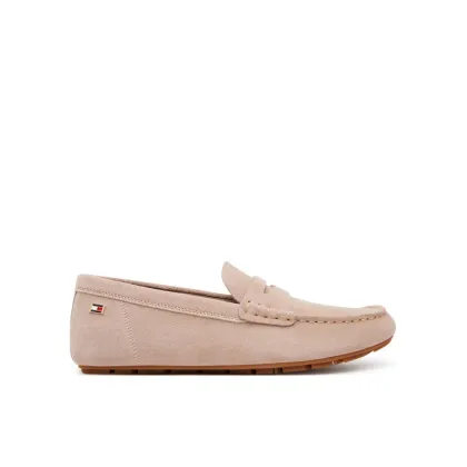 Zdjęcie Tommy Hilfiger Mokasyny Flag Soft Suede Driver Loafer FW0FW08558 Różowy