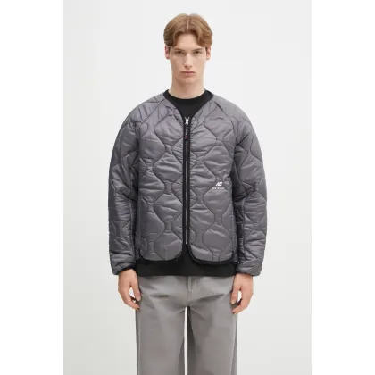 Zdjęcie New Balance kurtka Made In Usa Quilted Jacket Mgt kolor szary przejściowa MJ43541MGT