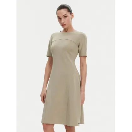 Zdjęcie Calvin Klein Sukienka codzienna K20K208151 Beżowy Regular Fit