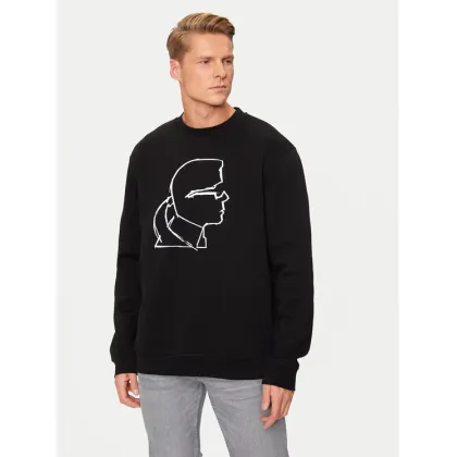 Zdjęcie KARL LAGERFELD Bluza 705445 544908 Czarny Regular Fit