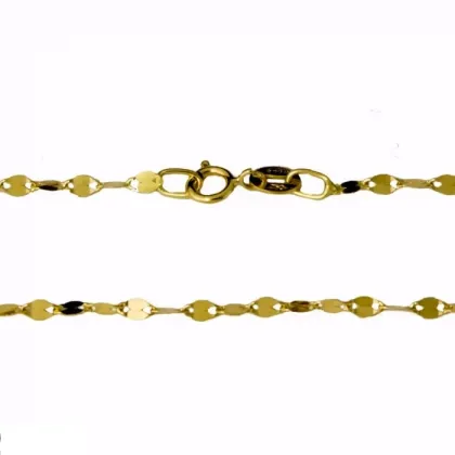 Zdjęcie Elegancki błyszczący lustrzany łańcuszek o szerokości 1,3mm.