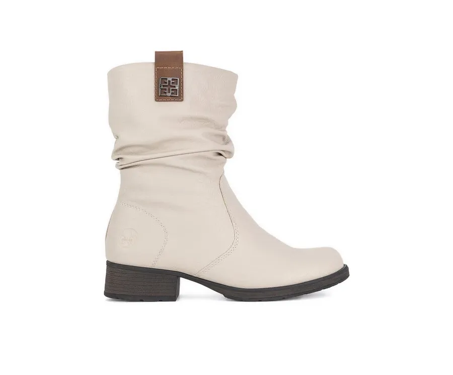 obrazek 1 Rieker Botki Z9583-60 Beżowy