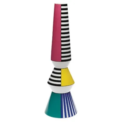 Picture Avant-garde ceramic vase with geometric decoration - Byfly