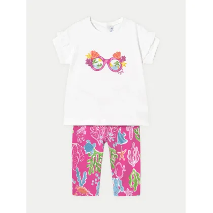 Zdjęcie Mayoral Komplet t-shirt i legginsy 1739 Kolorowy Regular Fit